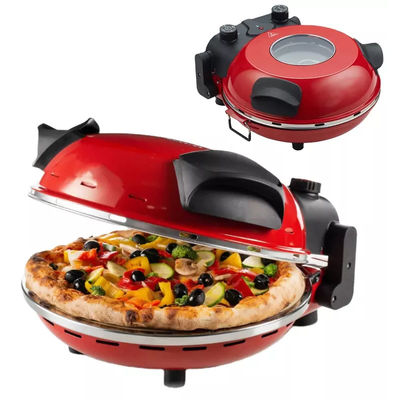 ছোট রান্নাঘর যন্ত্রপাতি NON-Stick 12 ইঞ্চি পিজ্জা মেশিন জন্য হোম ইলেকট্রিক পিজ্জা ওভেন