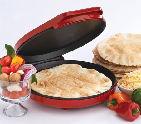 Anbolife ইলেকট্রিক পিৎজা প্রস্তুতকারক 1400w multi-function মিনি পিৎজা প্রস্তুতকারক এবং পোর্টেবল ইলেকট্রিক পিৎজা প্রস্তুতকারক মেশিন