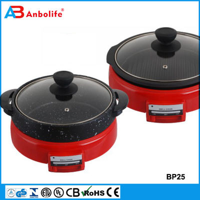 ইলেকট্রিক Skillet দ্বারা Culina 18/10 স্টেইনলেস স্টীল, Nonstick অভ্যন্তর, গ্লাস ঢাকনা সঙ্গে 12 ইঞ্চি বৃত্তাকার Ptfe pfoa মুক্ত ডিশওয়াশার নিরাপদ