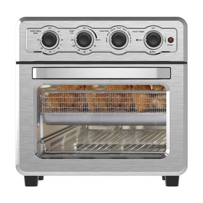 1700W এয়ার ফ্রায়ার ওভেন ফরাসি দরজা 5.5L 6.5L 23L স্বাস্থ্যকর তেল মুক্ত স্টেইনলেস স্টীল