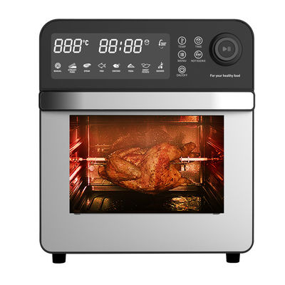 তেল মুক্ত 8L 1800W ডিজিটাল স্টেইনলেস স্টীল হোম ব্যবহার টাচ স্ক্রিন এয়ার ফ্রায়ার স্টিম স্মার্ট