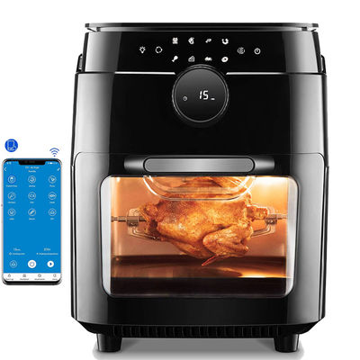 স্টেইনলেস স্টীল 1800W এয়ার ফ্রাইয়ার 12 L 14L 24L ডিজিটাল কন্ট্রোল প্যানেল স্টিমিং এয়ার ফ্রাইয়ার ওভেন