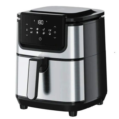 5.5L 6.5L 7L এয়ার ফ্রাইটার ছোট রান্নাঘর যন্ত্রপাতি তেলবিহীন চুলা স্টেইনলেস স্টীল স্মার্ট ডিজিটাল