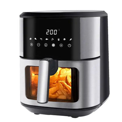 OEM 6L 8L স্টেইনলেস স্টীল ডিজিটাল এয়ার ফ্রায়ার 1800W
