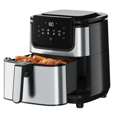 OEM 6L 8L স্টেইনলেস স্টীল ডিজিটাল এয়ার ফ্রায়ার 1800W