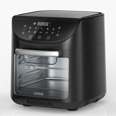1800W ডিজিটাল এয়ার ফ্রায়ার হট এয়ার ফ্রায়ার স্মার্ট টাচ স্ক্রিন 12L তেল মুক্ত এয়ার ফ্রায়ার ওভেন