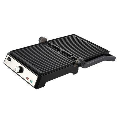 বৈদ্যুতিক যোগাযোগ BBQ ধোঁয়াশাহী গ্রিল হোম রান্নাঘর যন্ত্রপাতি বিচ্ছিন্নযোগ্য 4/6 স্লাইস প্যানিনি মেকার
