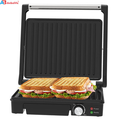 বৈদ্যুতিক যোগাযোগ BBQ ধোঁয়াশাহী গ্রিল হোম রান্নাঘর যন্ত্রপাতি বিচ্ছিন্নযোগ্য 4/6 স্লাইস প্যানিনি মেকার