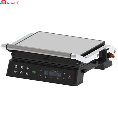 বৈদ্যুতিক যোগাযোগ BBQ ধোঁয়াশাহী গ্রিল হোম রান্নাঘর যন্ত্রপাতি বিচ্ছিন্নযোগ্য 4/6 স্লাইস প্যানিনি মেকার
