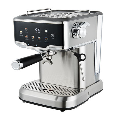 Anbolife 2026 New Stainless Steel 20 Bar 58mm Stainless Steel Funnel Semi-Automatic Expresso Coffee Machines System