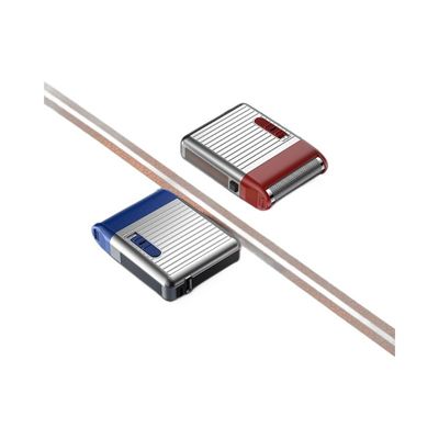 ANBOLIFE মিনি পোর্টেবল বৈদ্যুতিক শেভার, ৬০ মিনিটের কাজের সময় সহ, ১ বছরের ওয়ারেন্টি এবং ৫ ওয়াটের পাওয়ার ইউএসবি রিচার্জেবল রেজার