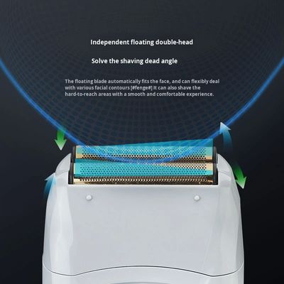 1200mAh ব্যাটারি এবং পুরুষদের গ্রুমিংয়ের জন্য ডিজিটাল ডিসপ্লে সহ রিচার্জেবল বৈদ্যুতিক শেভার