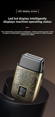 পেশাদার পুরুষদের ইলেকট্রিক রেজার 500mAh ব্যাটারি স্টেইনলেস স্টীল ব্লেড এবং পুরো শরীর ওয়াশ সঙ্গে