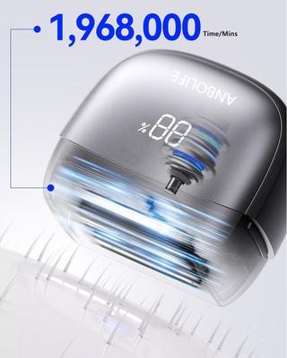 ANBOLIFE 6 ব্লেড বৈদ্যুতিক রেজার চুম্বকীয় সাকশন এবং লিথিয়াম ব্যাটারি 900mAh - IPX7 জলরোধী ফয়েল শেভার পুরুষদের জন্য