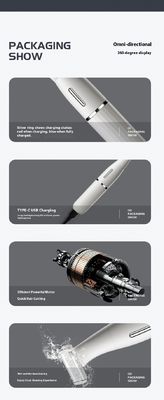 ৬-ইন-১ মাল্টিফাংশনাল ইলেকট্রিক শেভার এবং নাকের লোম ট্রিমার ১ বছরের ওয়ারেন্টি এবং রিচার্জেবল ইউএসবি পাওয়ার সহ