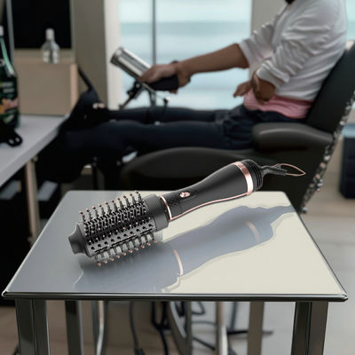 1200W টাইটানিয়াম ব্লো ড্রায়ার ব্রাশ 3 তাপমাত্রা স্তর এবং ফ্রিজ-মুক্ত স্টাইলিংয়ের জন্য 1 বছরের ওয়ারেন্টি সহ