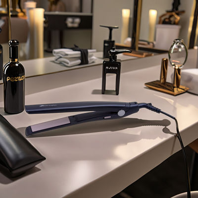 পিটিসি হিটিং হেয়ার স্ট্রেইটনার এবং কার্লার সিরামিক এবং ট্যুরমালিন লেপ প্লেট এবং 360 ডিগ্রি স্পাইভেল পাওয়ার কর্ড সহ