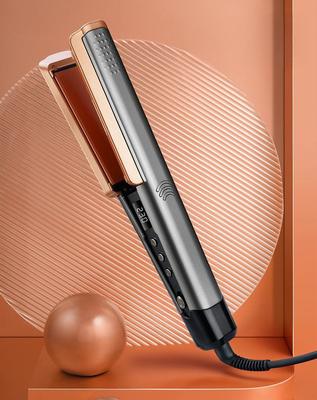 2 ইন 1 ভেজা থেকে শুকনো হেয়ার স্ট্রেইটনার এবং কার্লার, ১৩টি তাপমাত্রা সেটিংসহ এবং দ্রুত গরম হওয়ার বৈশিষ্ট্য