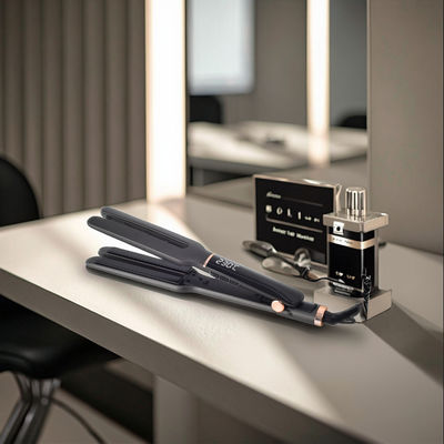 10টি তাপমাত্রা সেটিংস এবং 13.7*110মিমি সিরামিক প্লেট সহ অতিরিক্ত লম্বা ফ্লোটিং প্লেট হেয়ার স্ট্রেটনার