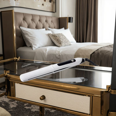 পেশাদার হেয়ার স্ট্রেইটনার এবং ফ্ল্যাট আয়রন সহ 10 তাপমাত্রা স্তর 130-230°C পরিসীমা এবং মসৃণ ফ্রিজ-মুক্ত চুলের জন্য টেফলন প্লেট