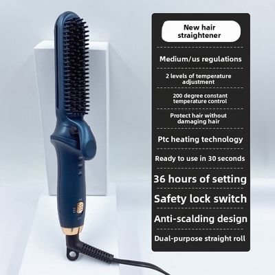 35W পাওয়ার ডাবল-ব্যবহার হেয়ার স্ট্রেইটনার এবং টুরমালিন সিরামিক প্লেট সহ কার্লিং আয়রন