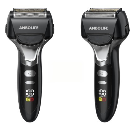 পুরুষদের শেভার ইলেকট্রিক রেজার ১০০০mAh ব্যাটারি সহ, ফ্লোটিং ব্লেড এবং মসৃণ শেভিংয়ের জন্য স্বচ্ছ ডিজাইন