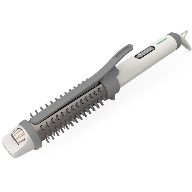 পেশাদার ২-ইন-১ হট এয়ার স্টাইলিং ব্রাশ এবং হেয়ার কার্লার যা সর্বোচ্চ ২০০ ডিগ্রি সেলসিয়াস তাপমাত্রা এবং ১০০-২৪০ ভোল্ট পাওয়ারের সাথে সমস্ত ধরণের চুলের জন্য